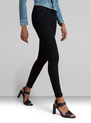 Lynn D-Mid Waist Super Skinny Jeans